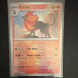 Pokemon Pyroar Master Ball Pattern Uncommon Holo 016/131 Prismatic 120 HP - Image 1