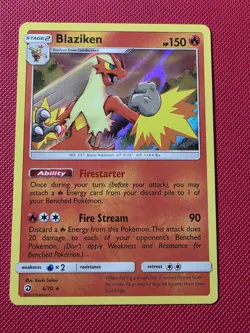 Blaziken 6/70 Pokemon Dragon Majesty Holo Rare - Image 1