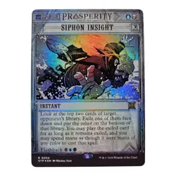 Siphon Insight Foil Rare MTG 2024 Outlaws of Thunder Junction: Breaking News - Image 1