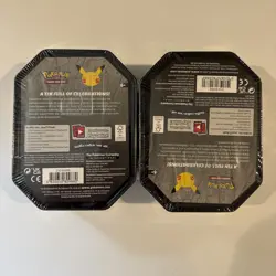 Pokemon 25th Anniversary Celebrations Tin Set: Lance's Charizard & Dark Sylveon - Image 2