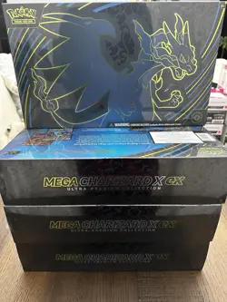 Pokemon TCG Mega Charizard X ex Ultra PremiumCollection UPC New Sealed Desc Pics - Image 1