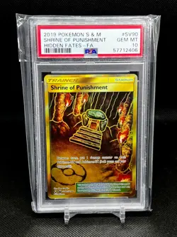 2019 Pokemon SWSH Shrine Of Punishment Hidden Fates Secret #SV90 PSA 10 - Image 1