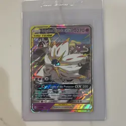 Pokemon Solgaleo & Lunala GX TAG TEAM Ultra Rare Holo 75/236 Sm-Cosmic Eclipse - Image 1