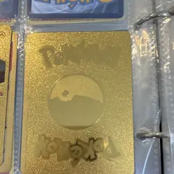 Pokemon Charizard V Gold Metal Full Art Foil MO SMP 26-43 R 06 English Card - Image 2