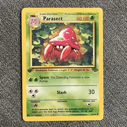 1st Edition Paras 59/64, Parasect 41/64 LP - Jungle Set Vintage Pokemon WoTC - Image 4
