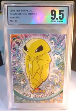 Pokemon TCG The Topps Company Kakuna #14 Big Dogs Grading 9.5 Gem Mint Vintage - Image 1