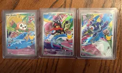 2026 Pokemon TCG Series 1 First Partner Illustration Collection Alola Starters - Image 1