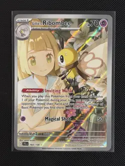 Lillie's Ribombee 164/159 Illustration Rare - Journey Together Pokemon TCG - NM - Image 1
