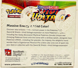 Pokemon Sword & Shield Vivid Voltage Sealed Booster Box of 36 Packs - Image 2