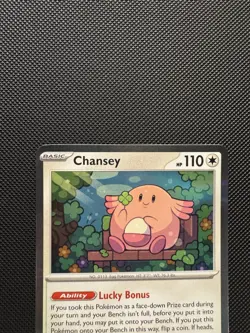 Pokemon TCG Chansey 113/165 Sv: Scarlet & Violet 151 Rare Near Mint - Image 3