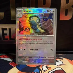 Dudunsparce (Master Ball Pattern) SV: Prismatic Evolutions 080/131 Rare Pokemon - Image 1