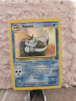 Holo Aquana JU 12/64 - Rare - Dschungel Jungle Nm Pokemon Karte Vintage Deutsch - Image 1