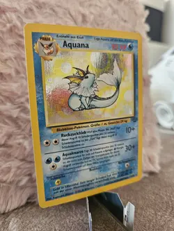 Holo Aquana JU 12/64 - Rare - Dschungel Jungle Nm Pokemon Karte Vintage Deutsch - Image 2