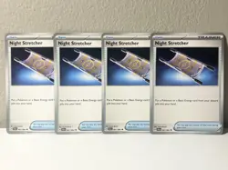 4x Night Stretcher Shrouded Fable Pokemon TCG Deck Builder Playset - Image 1