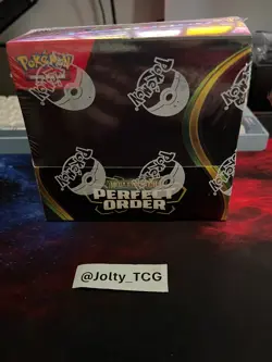 Pokemon TCG: Mega Evolution Perfect Order Booster Box Factory Sealed (36 Packs) - Image 1