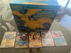 Pokemon TCG Mega Evolution Ascended Heros ETB With 5 Double Rare’s! 3 MEGA - Image 1