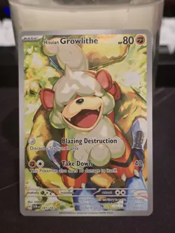 Hisuian Growlithe 181/167 Twilight Masquerade Pokemon TCG - Image 1