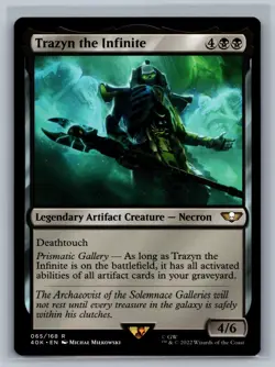 Magic MTG Universes Beyond: Warhammer 40,000 Trazyn the Infinite #065/168 40k - Image 1