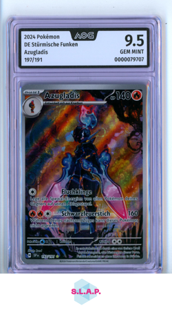 AZUGLADIS POKEMON 2024 DE 197/191 STURMISCHE FUNKEN AOG 9.5 - Image 1