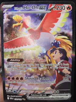 Pokemon TCG Ethan's Ho-Oh EX Sir 230/182 Destined Rivals Mint/Nm Condition - Image 2