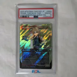 PSA10 MTG Magic-Gathering FF Zidane Surge Foil Tantalus Thief Japan Trading Card - Image 1