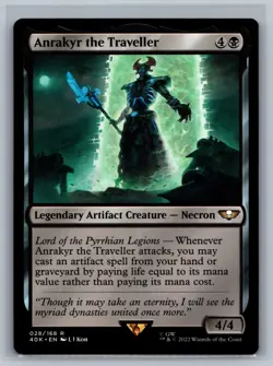 Magic MTG Universes Beyond: Warhammer 40,000 Anrakyr the Traveler #028/168 40k - Image 1