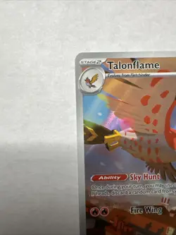 Pokemon TCG Illustration Rare Full Art Holo Talonflame 91/88 Perfect Order - Image 4