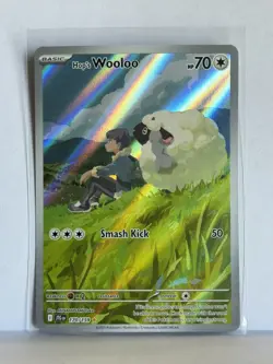 Hop's Wooloo 170/159 - Pokemon TCG - Journey Together Holo - IR - NM - Image 1