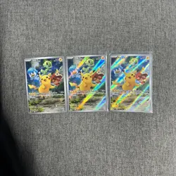 Pokemon TCG - Pikachu - SVP 027 - Scarlet & Violet Promo Cards -Near Mint x3 - Image 1
