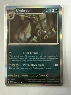 Pokemon TCG - Umbreon - Prismatic Evolutions - 059/131 - Holo - Mint - Image 1
