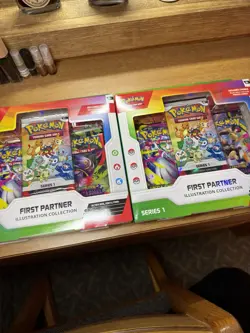 2x Pokemon First Partner Illustration Collection (Series 1) Sealed - Image 1
