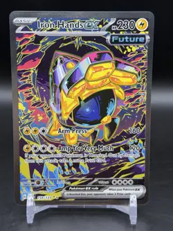 Iron Hands ex 154/131 Prismatic Evolutions Special Illustration Rare Pokemon NM - Image 1
