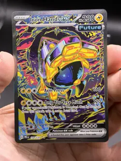 Iron Hands ex 154/131 Prismatic Evolutions Special Illustration Rare Pokemon NM - Image 3