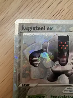 Pokemon Registeel ex 99/101 SWIRL ex Hidden Legends Holo MP - Image 2