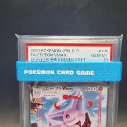 PSA 10 Pokemon Espeon VMAX Eevee Heroes Eevee's Set JPN Alt Art Promo 189/S-P - Image 3