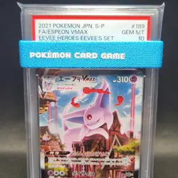 PSA 10 Pokemon Espeon VMAX Eevee Heroes Eevee's Set JPN Alt Art Promo 189/S-P - Image 5