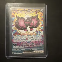 Pokemon Pecharunt EX 163/131 SV5 Prismatic Evolutions Rare Holo 190 HP - Image 1