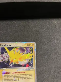 Pokemon 2004 EX Fire Red Leaf Green Zapdos Ex 116/112 - Swirl - HP - Image 4