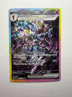 Ceruledge ex SIR 147/131 Sv: Prismatic Evolutions Holo Pokemon MINT Fresh Pull - Image 1