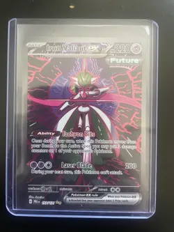 Pokemon Iron Valiant EX SIR 157/131 Prismatic Evolutions TCG - Image 1