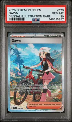 2025 Pokemon Phantasmal Flames Dawn Special Illustration Rare #129 PSA 10 GEM MT - Image 1