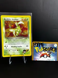 Rocket's Scyther 013/132 Gym Heroes Holo LP Pokemon TCG🪲 - Image 1