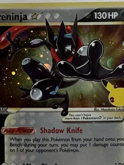 Pokemon TCG - Greninja Gold Star SWSH144 Black Star Promo | Crimp Error - Image 2