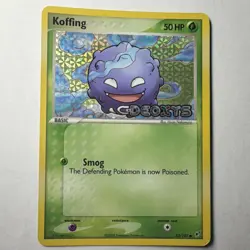 Koffing 62/107 EX Deoxys Reverse Holo Stamped Pokemon TCG - Image 1