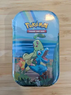 Pokemon Celebrations 25th Anniv. Mini Tin (ChikoritTotodilCyndaquil) - Sealed - Image 1