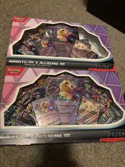 Pokemon TCG Mimikyu ex & Alcremie ex Premium Collection Box Lot Set Of 2 Sealed - Image 1