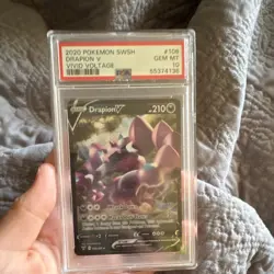 Pokemon Drapion V 106/185 Vivid Voltage Ultra Rare Holo PSA 10 - Image 1