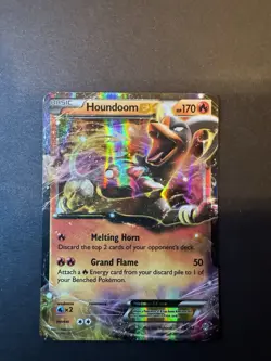 Pokemon TCG Houndoom-EX Breakthrough Holo 21/162, Lightly Played - Image 1