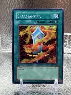 Yu-Gi-Oh TCG Salamandra DDS-006 Exchange EDS-001 Prismatic Secret Rare NM - Image 2