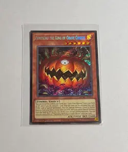 Yu-Gi-Oh! Pumpking The King Of Grave Ghosts #MZMU-EN001 1st Ed Secret Rare (NM) - Image 1